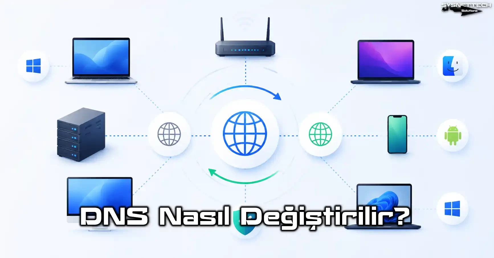 Windows 10 ve 11 İşletim Sisteminde DNS Ayarları Değiştirme