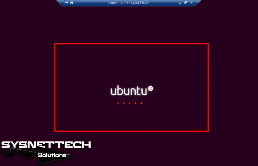 Starting Ubuntu Virtual Machine