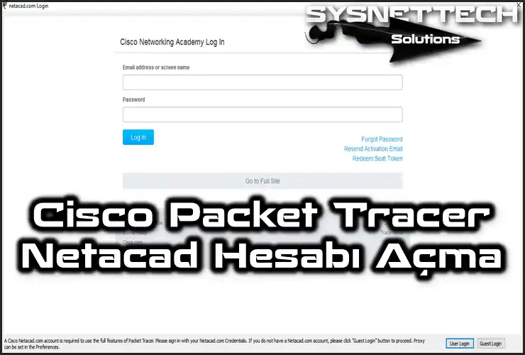 Cisco Netacad Hesabı Açma