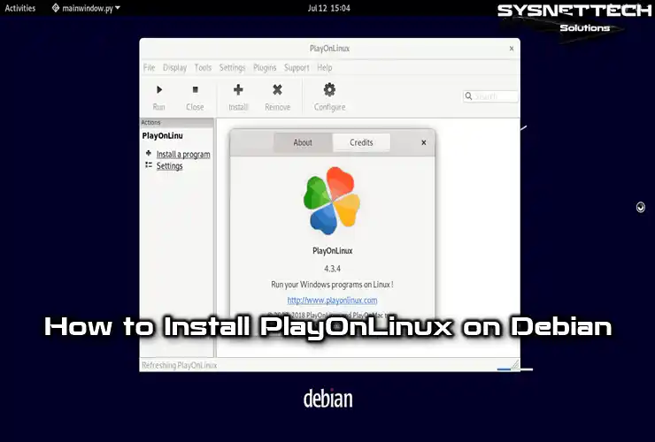 Installing PlayOnLinux on Debian PC