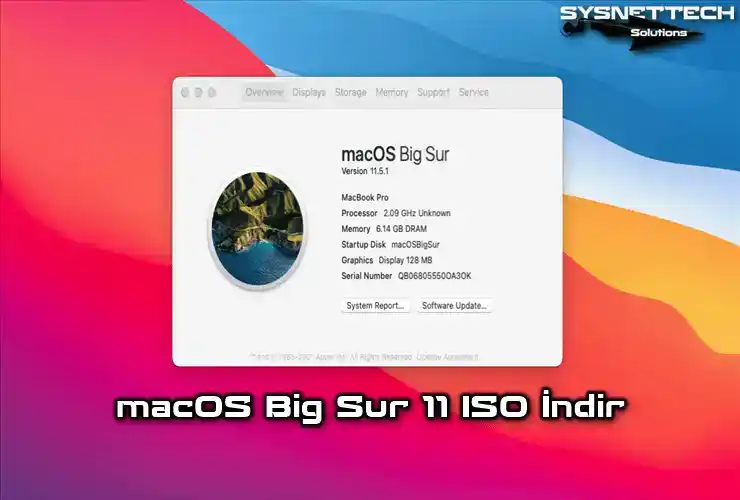 macOS Big Sur 11 ISO İndir