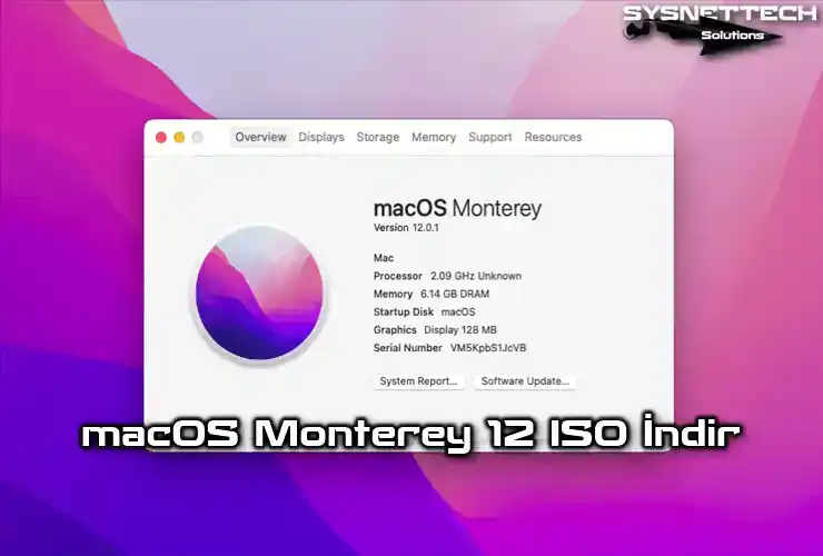 macOS Monterey 12 ISO İndir