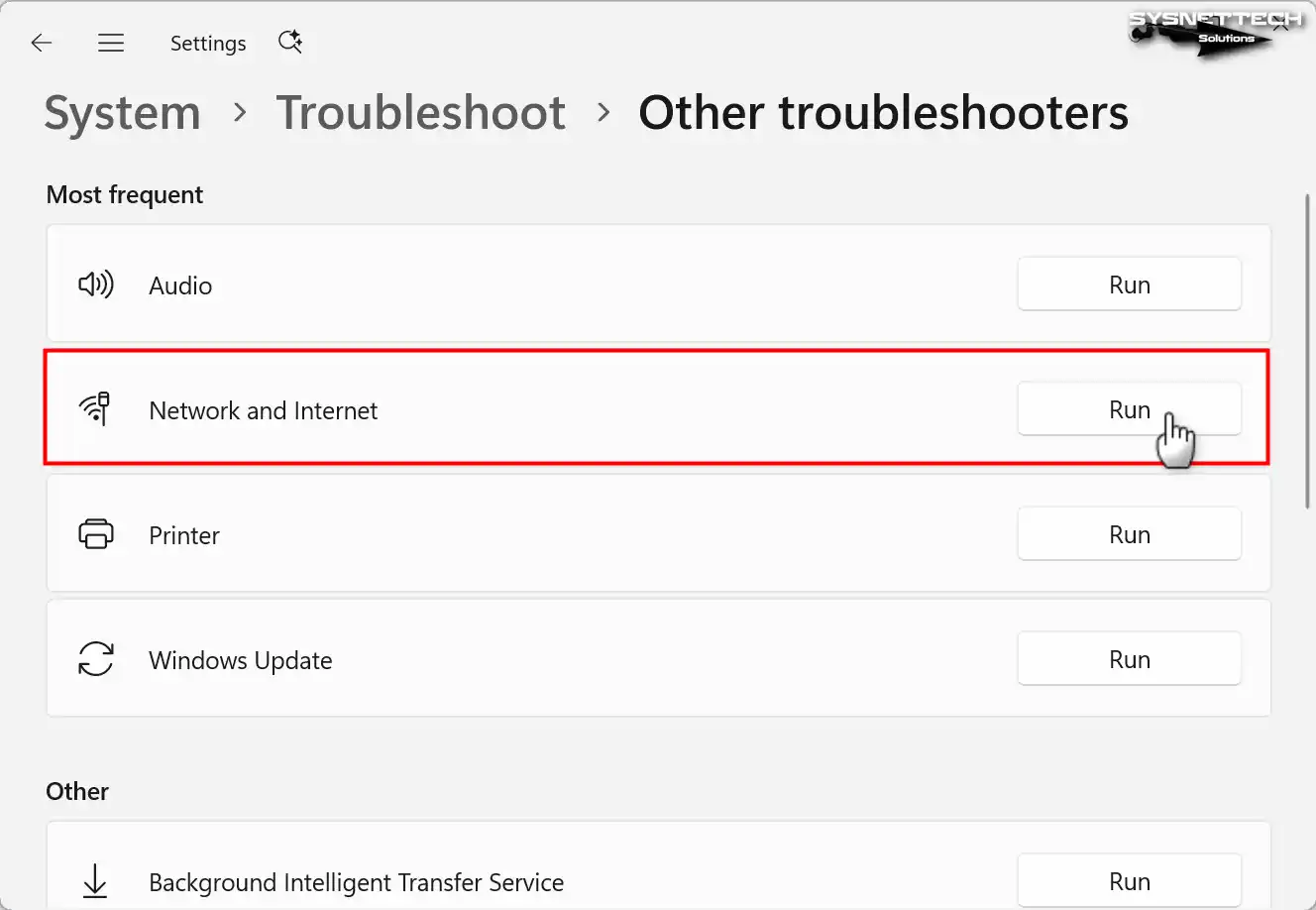 Lenovo Laptop Üzerinde Ağ ve İnternet Sorun Gidericiyi Başlatma