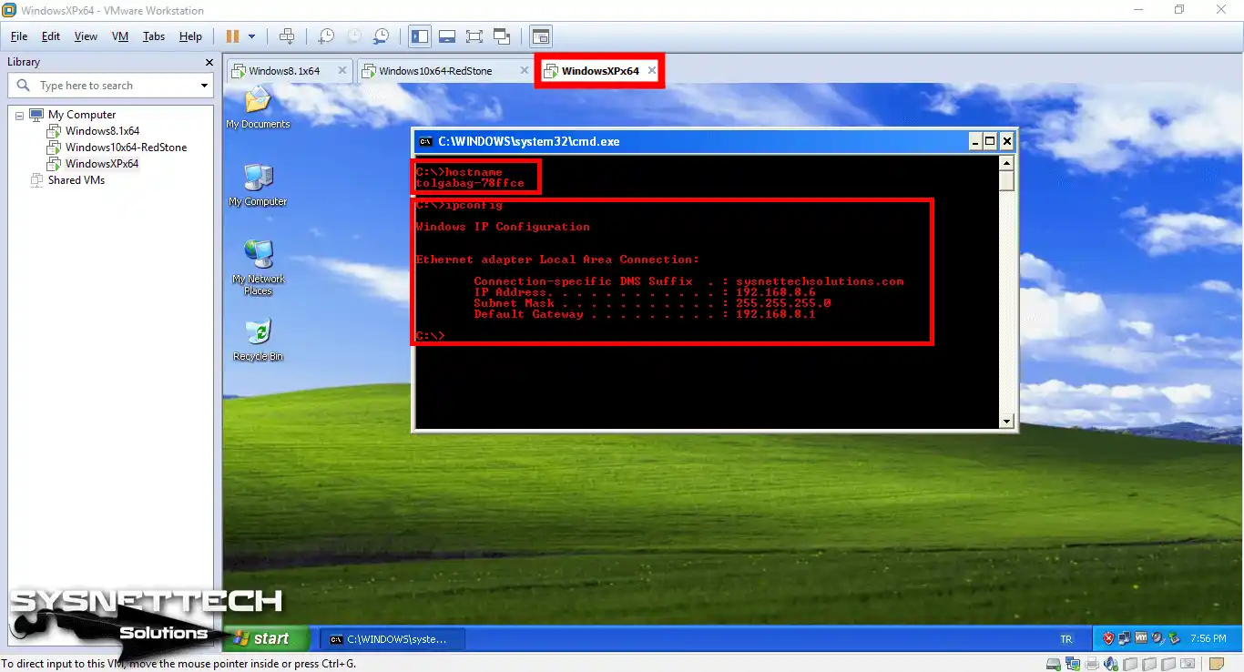 Windows XP / Hostname