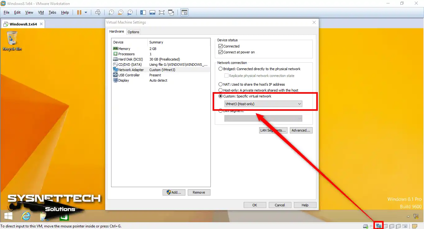 Configure a Virtual Machine as Host-Only