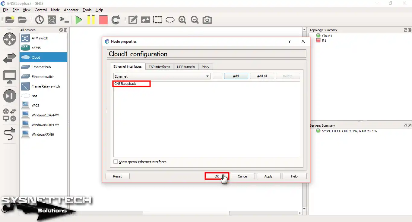 Adding an Ethernet Interface