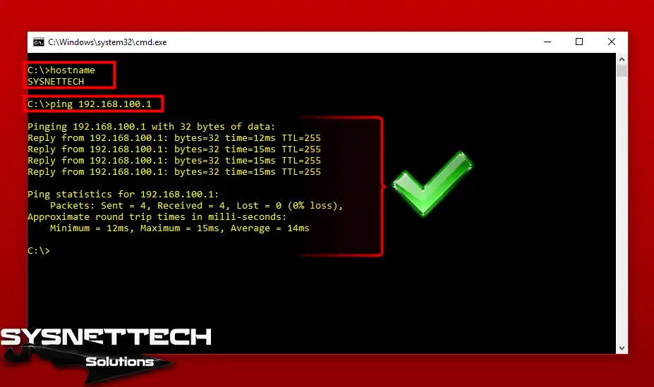 Pinging the Loopback Adapter