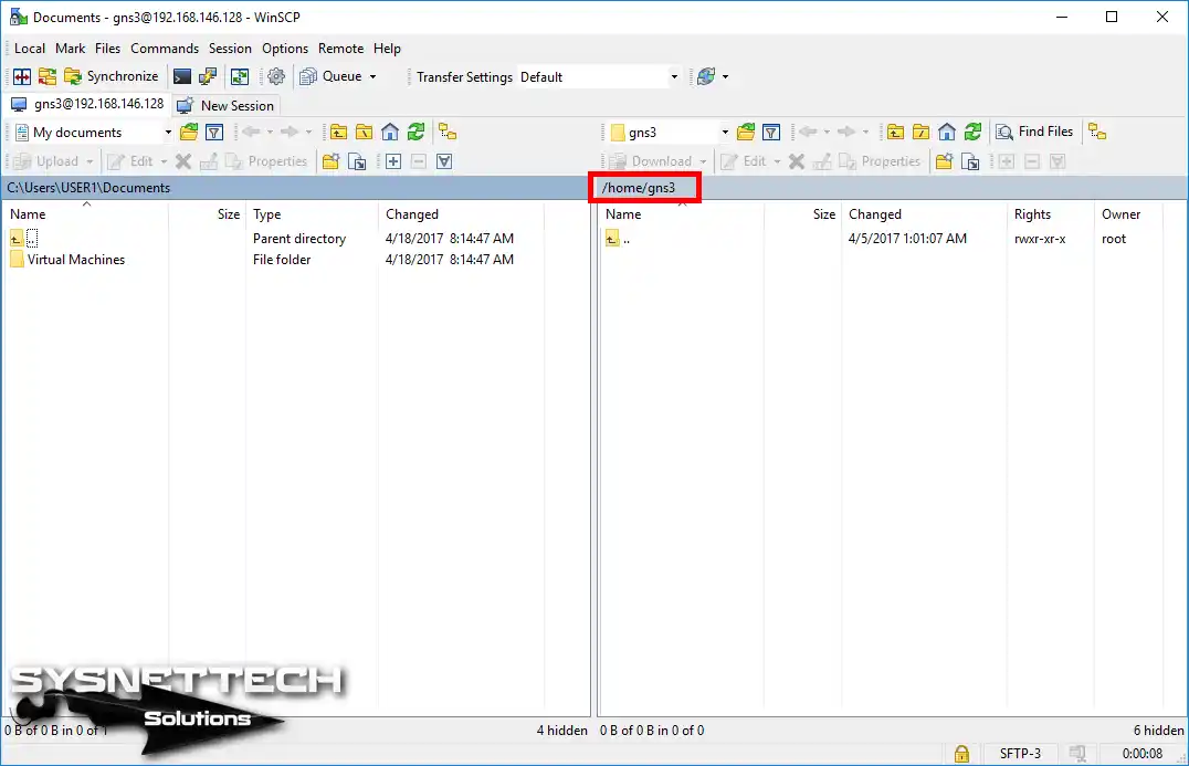 Root Folder of GNS3 Server