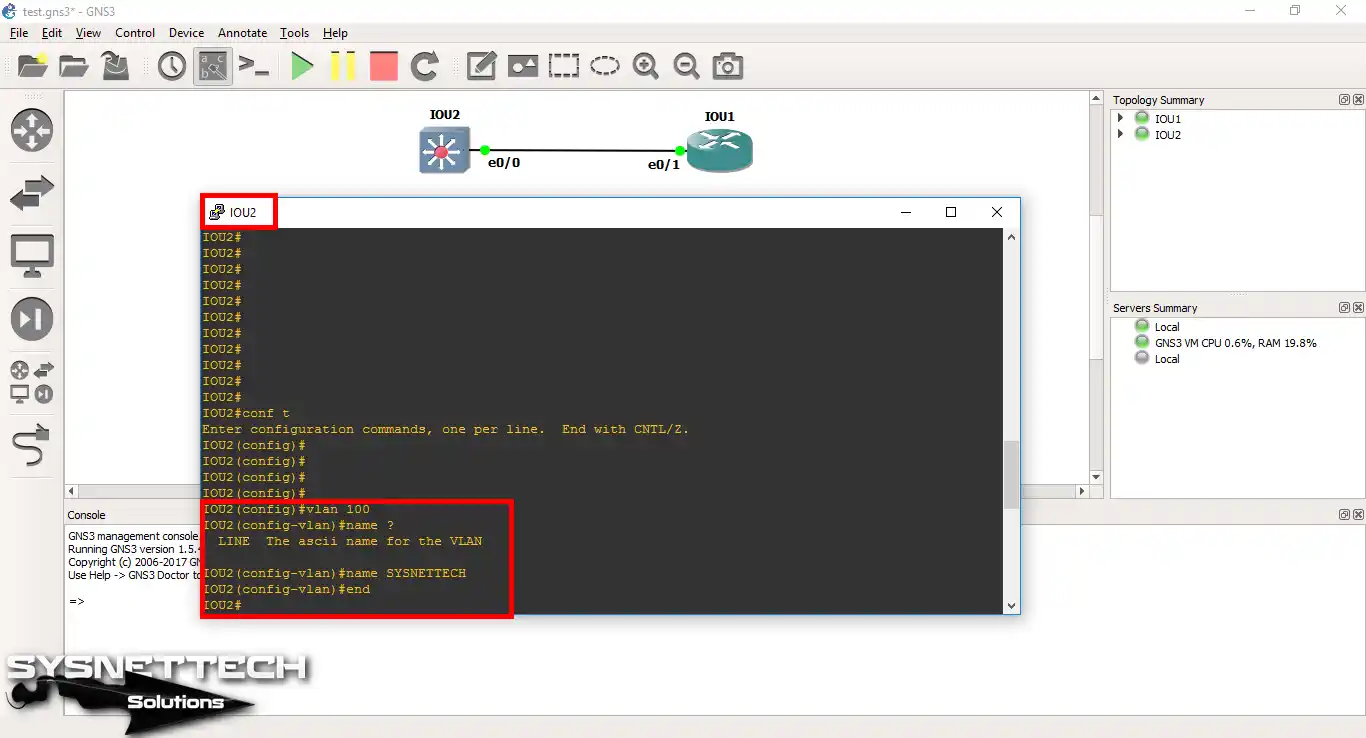 Creating a New VLAN