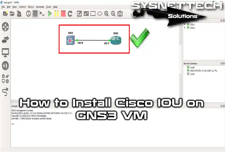 Installing Cisco IOU on GNS3 VM