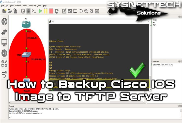 How to Backup Cisco IOS Image to TFTP Server