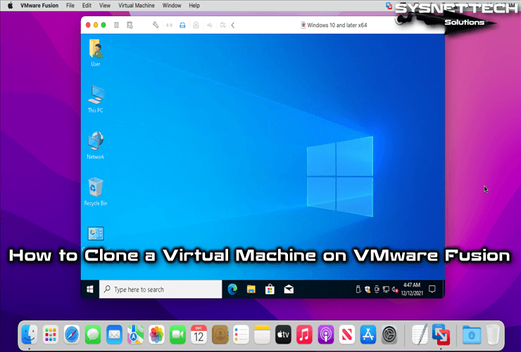 How to Clone a Virtual Machine on VMware Fusion in Mac/macOS