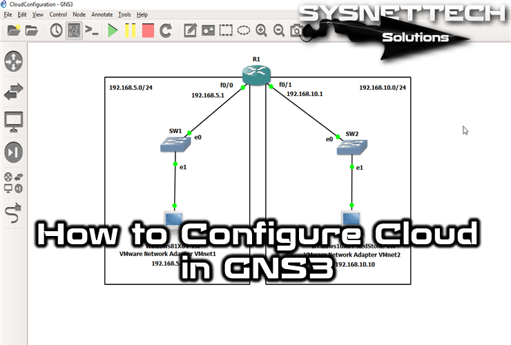 How to Configure Cloud in GNS3