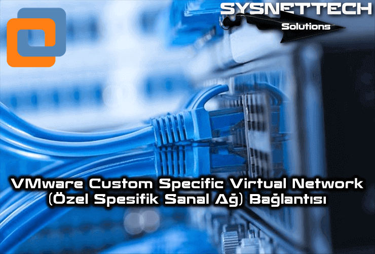 VMware Custom Specific Virtual Network (Özel Spesifik Sanal Ağ) Bağlantısı