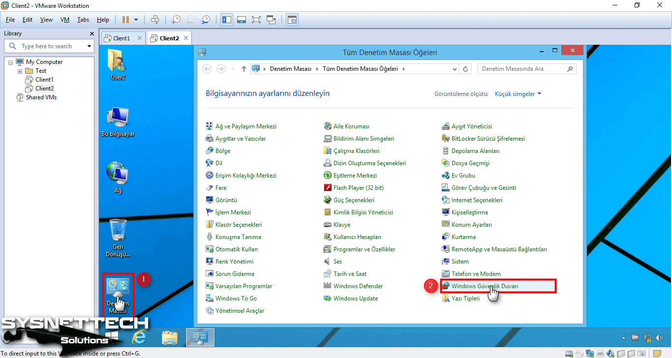 Windows Denetim Masası