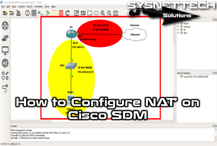 How to Configure NAT on Cisco SDM