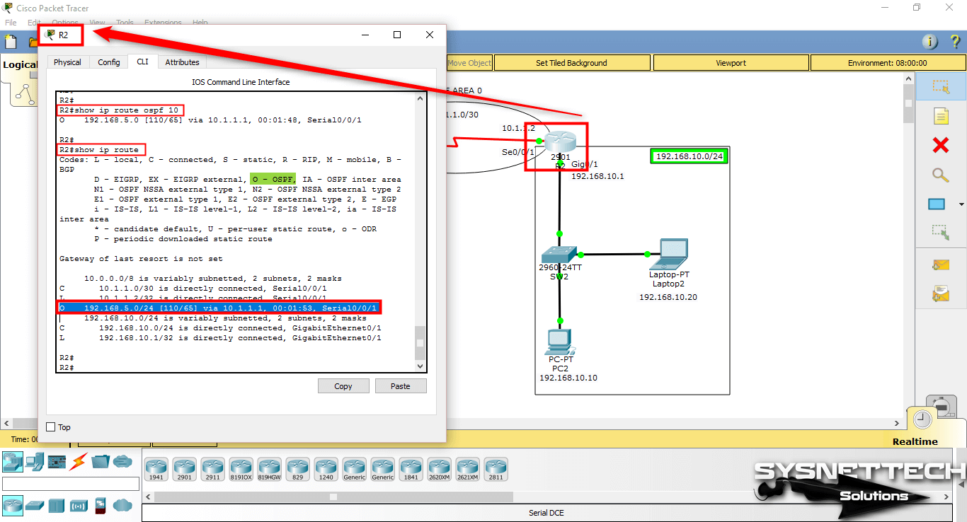 show ip route ospf 10