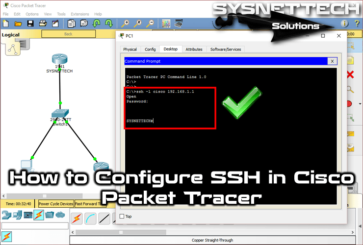 Wijzer Sanctie Shipley How to Configure SSH in Packet Tracer | SYSNETTECH Solutions