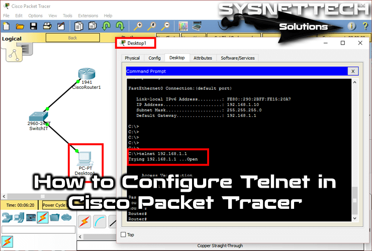 How to Configure Telnet in Cisco Packet Tracer