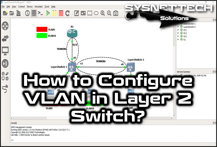 How to Configure VLAN in Cisco Layer 2 Switch in GNS3