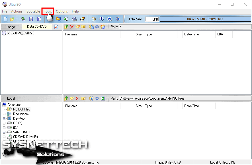 convert dmg to iso windows file is invalid error