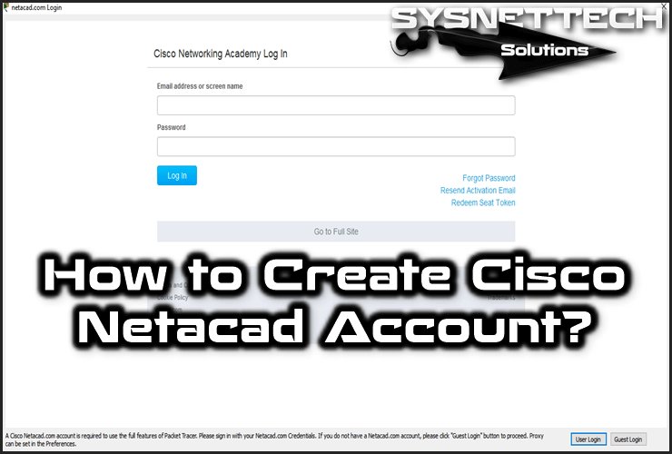 How to Create Cisco Netacad Account