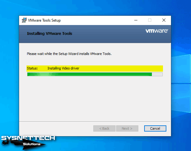 Kullanıcı Hesap Kontrolü Penceresinde VMware Tools İzin Verme