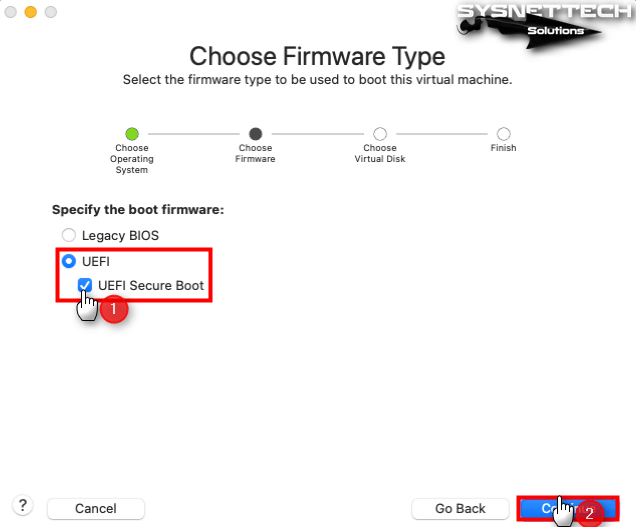 Selecting Firmware Type