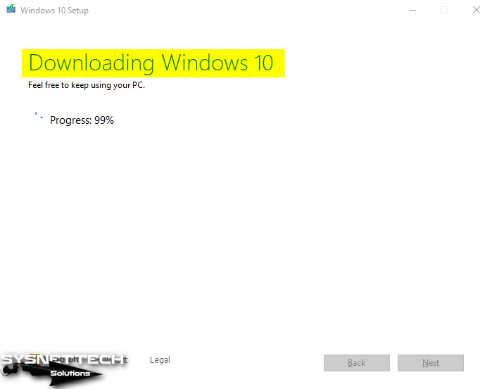 Windows 10 İndiriliyor