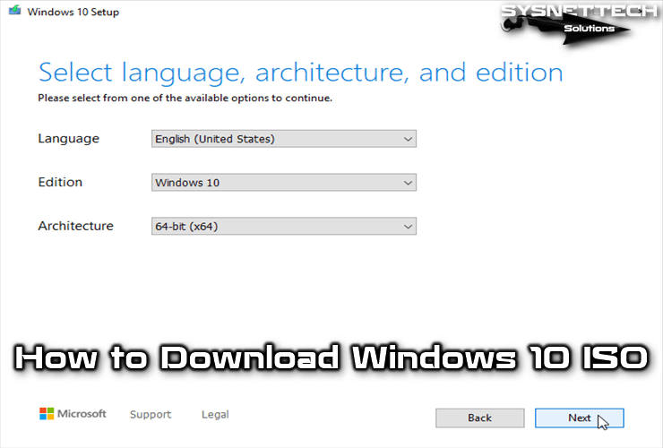 How to Download Windows 10 ISO File From Microsoft