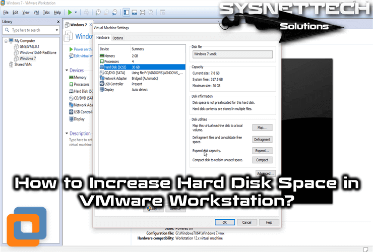 How to Increase Hard Disk Space in VMware Workstation 15/14/12