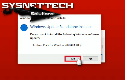 Windows Update Standalone Installer