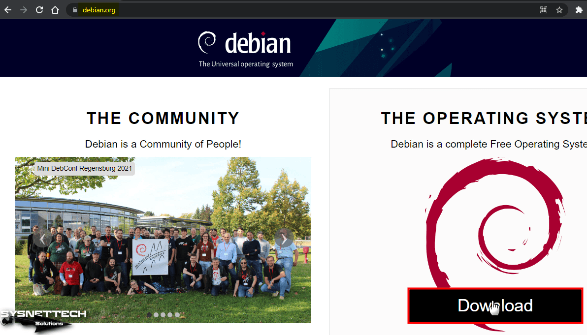 Debian Resmi Websayfası