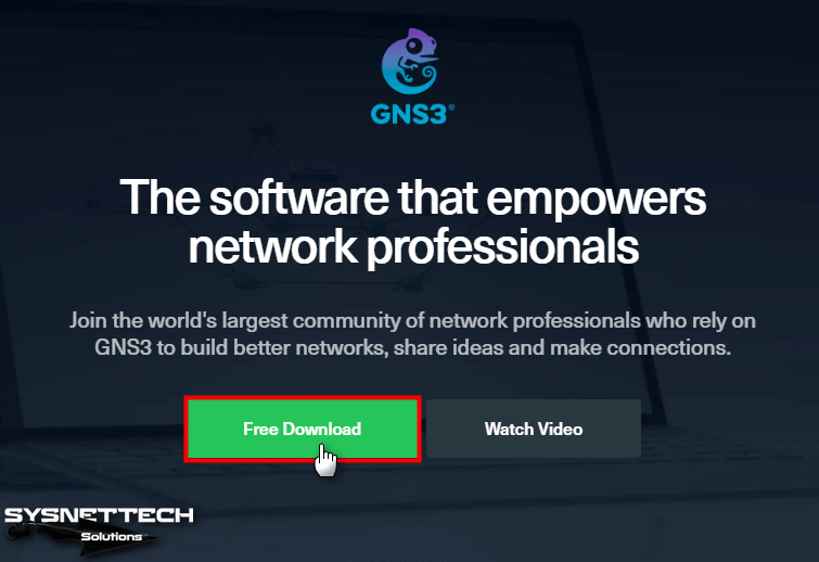 GNS3 Resmi Websitesi