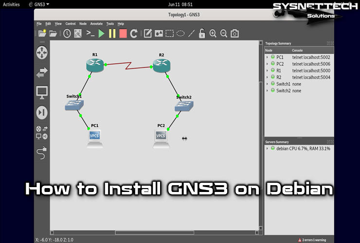 How to Install GNS3 2.2 (2.2.32) on Debian 11