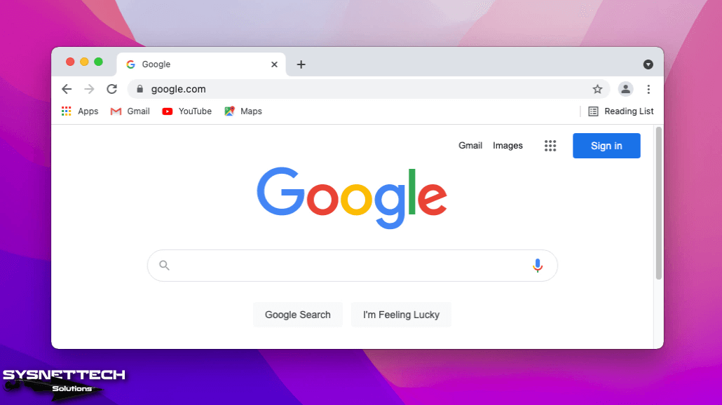 macOS Üzerinde Çalışan Google Chrome Web Tarayıcı