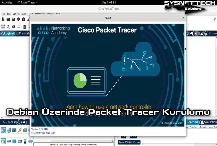 Debian 11 Üzerinde Cisco Packet Tracer 8.2 (8.2.0) Kurulumu