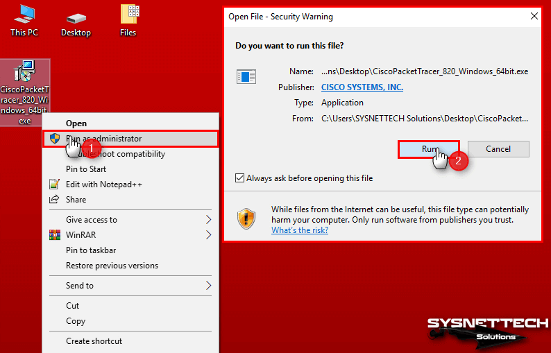 Running Exe File as Administrator