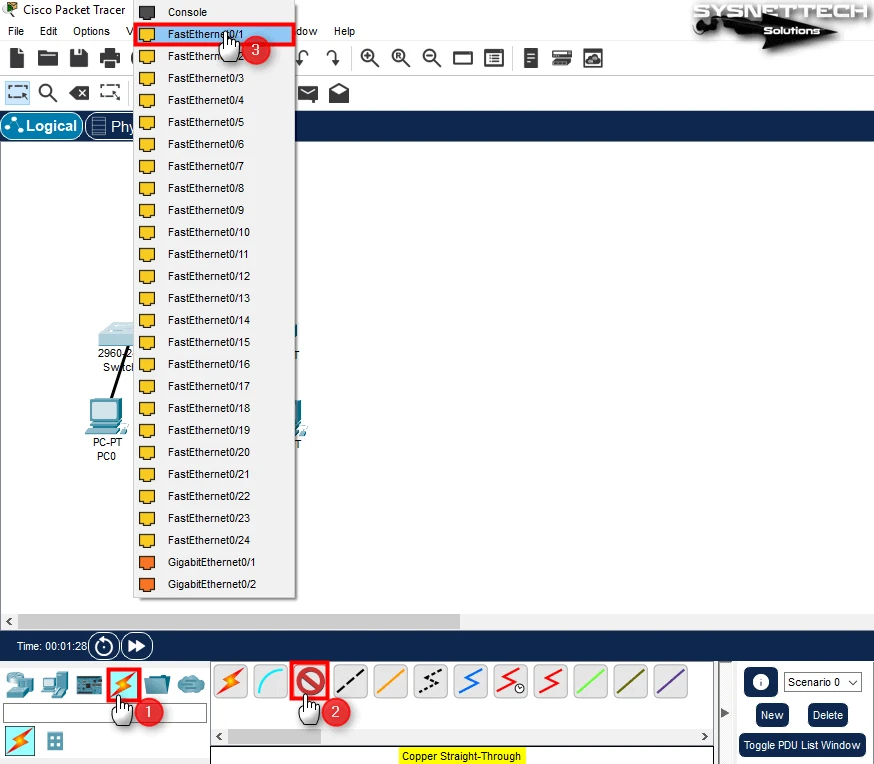 PC'yi Switch'e Bağlama