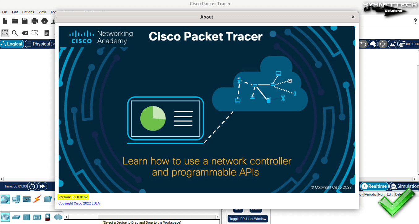 Checking Packet Tracer Version
