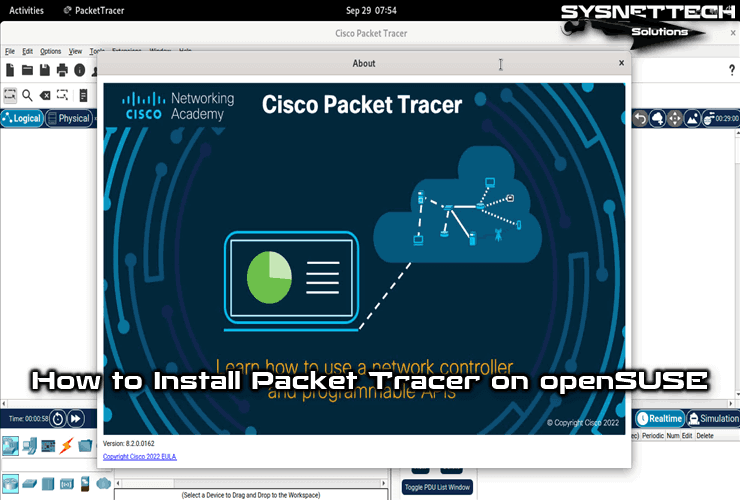 How to Install Cisco Packet Tracer 8.2 on openSUSE Leap 15