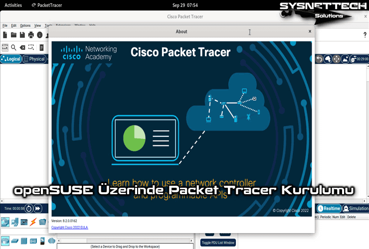 openSUSE Leap 15 Üzerinde Cisco Packet Tracer 8.2 Kurulumu