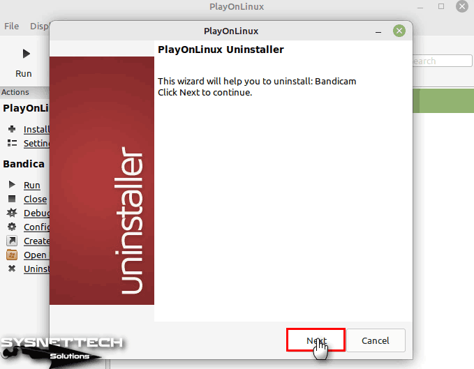 PlayOnLinux Uninstaller