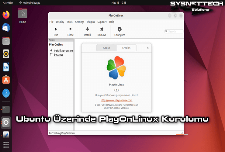 Ubuntu 22.04 Üzerinde PlayOnLinux 4.3.4 Kurulumu