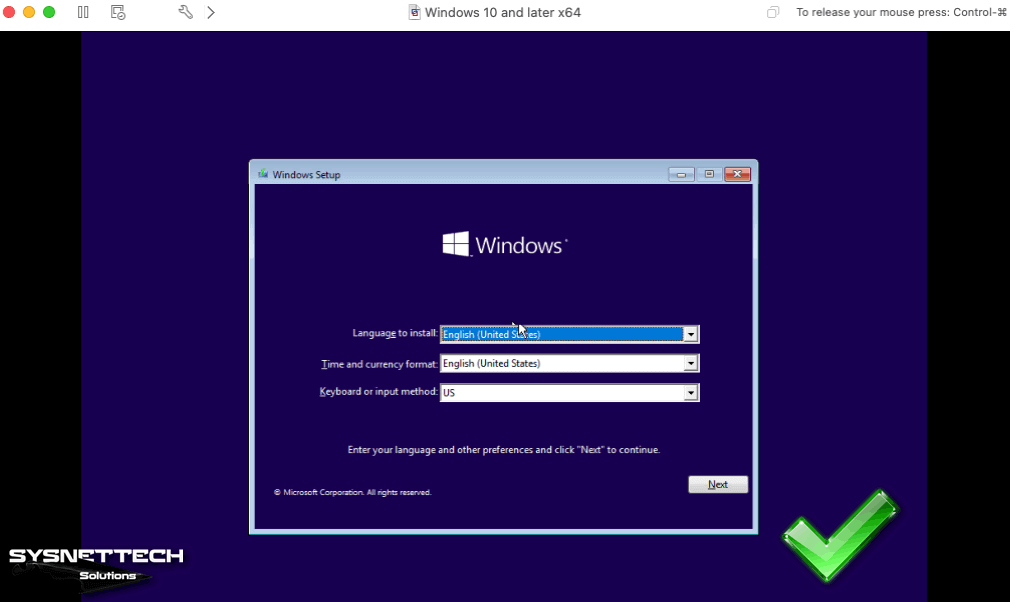 Microsoft Windows 10 Setup Wizard