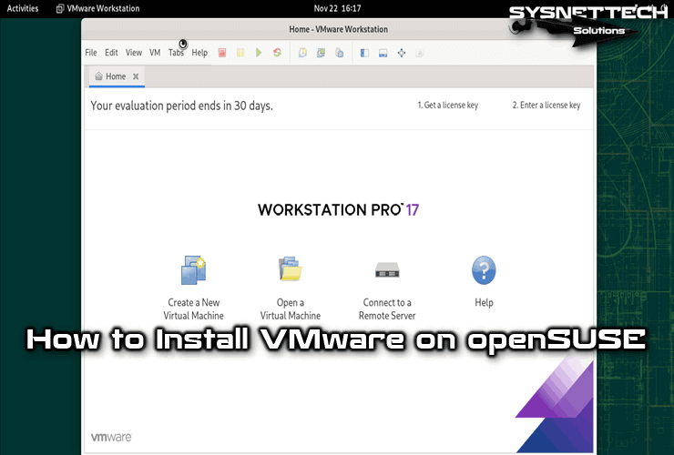 How to Install VMware Workstation 16 Pro on openSUSE Leap 15