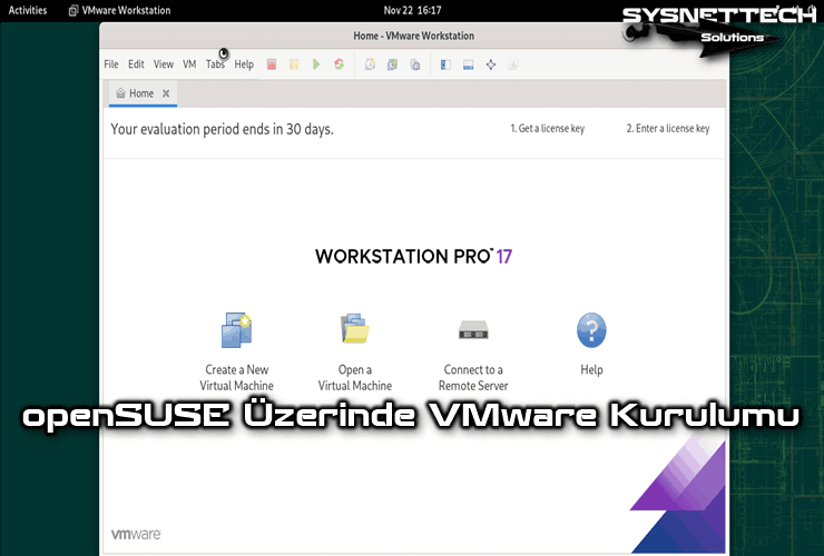 openSUSE Leap 15 Üzerinde VMware Workstation 16 Pro Kurulumu