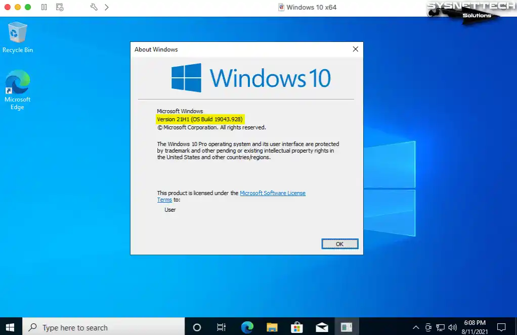 Windows 10 Sürümünü Doğrulama