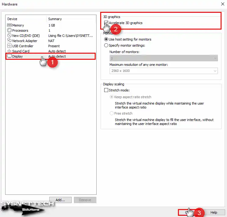 Enabling 3D Graphics Acceleration