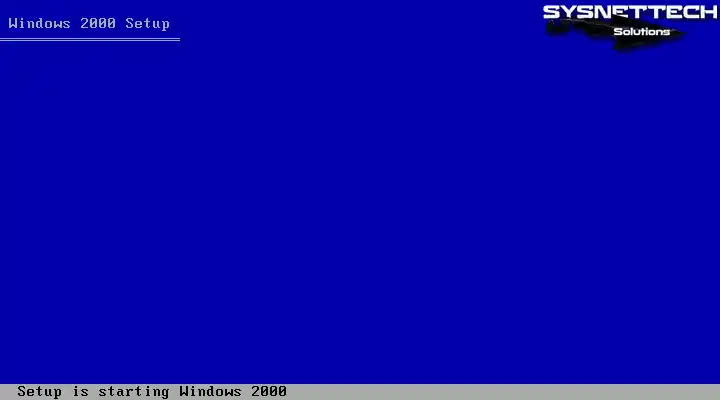 Windows 2000 Setup